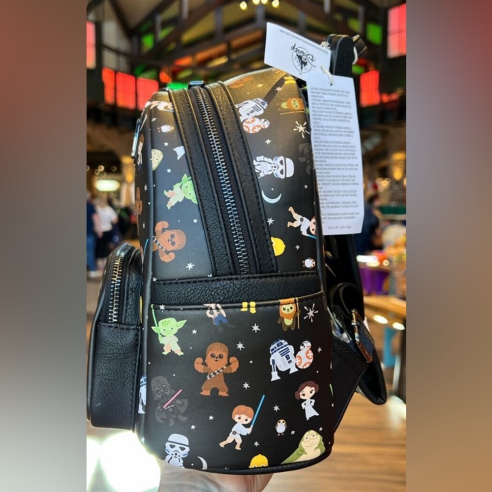 Disney Park Loungefly Star Wars Mini Backpack NWT - Picture 3 of 5